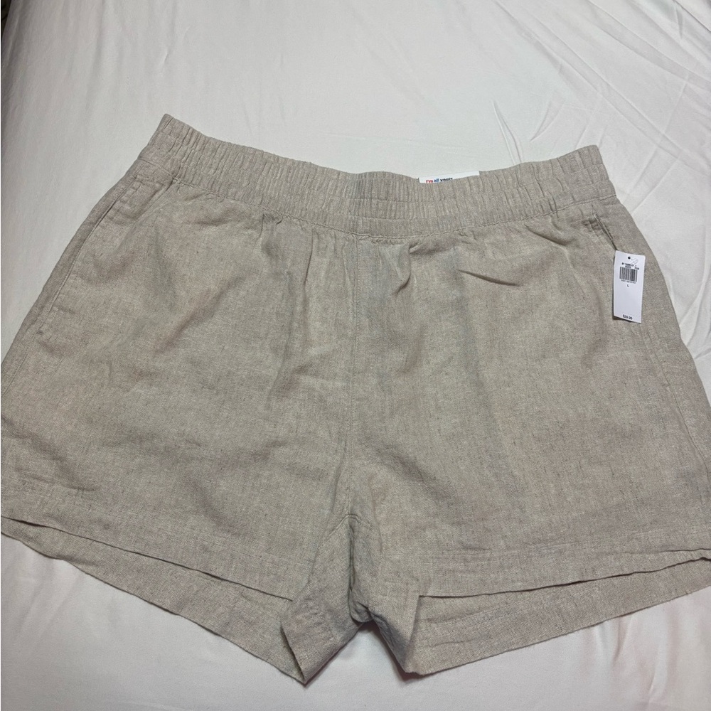 old navy linen shorts